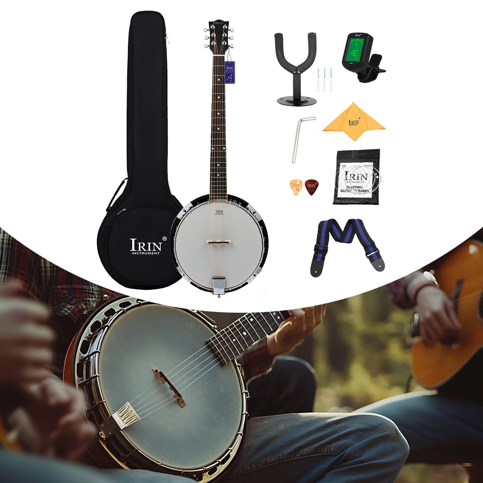Musical Instrument Banjo - Banjo 36,61 inci dengan Tas Jinjing,