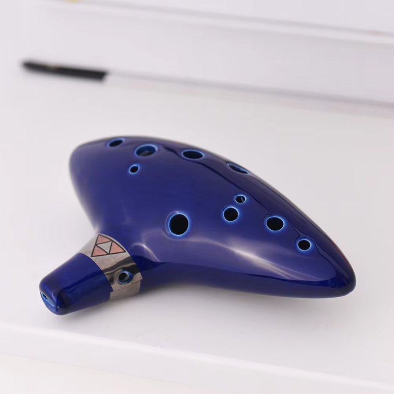 Musical Instrument Book - Ocarina 12 Lubang Keramik Alto C,