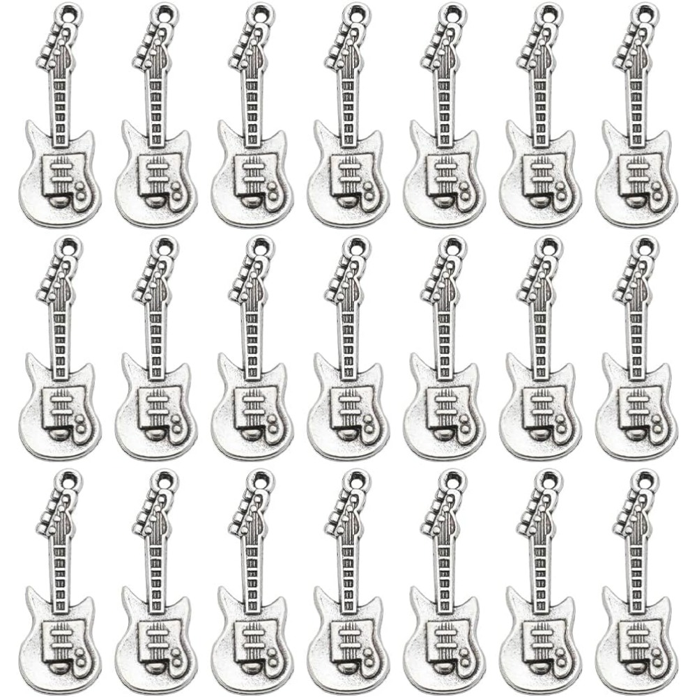 Musical Instrument Guitar - 1 kotak 50 buah antik jimat
