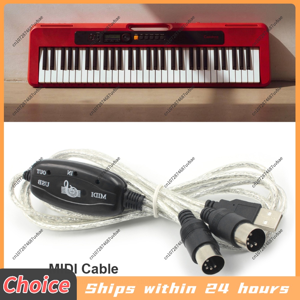 Musical Instrument Keyboard - Kabel MIDI Profesional USB IN-OUT PC
