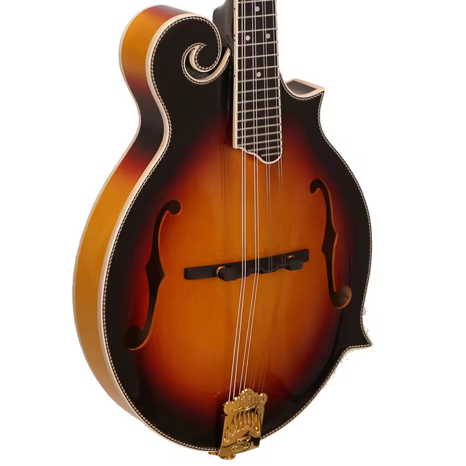 Mandolin A Style - Mandolin 8 Senar, Finishing Glossy SUNBURST,