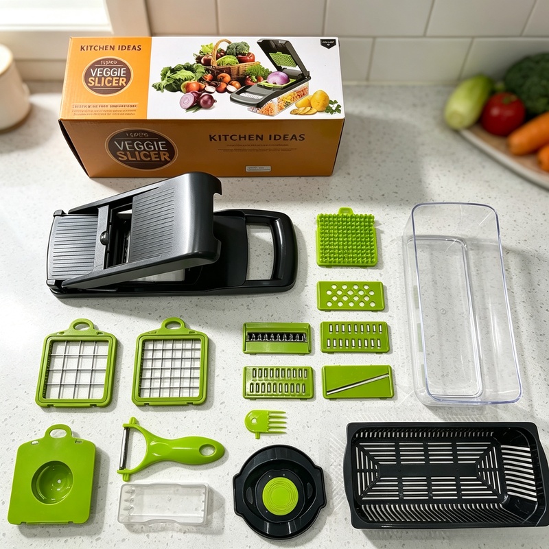 Mandolin A Style - 16 in 1 Alat Pemotong Sayur