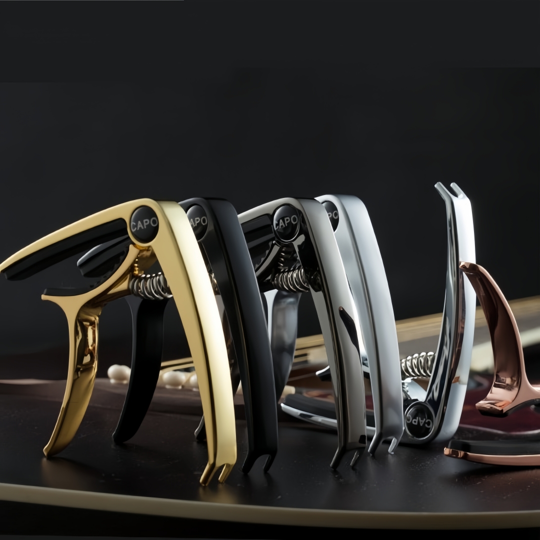 Musical Instrument Qin - Capo gitar logam 1 buah, paduan