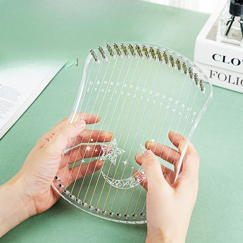Musical Instrument Keyboard - Kalimba 17 Senar untuk Penyembuhan Suara,
