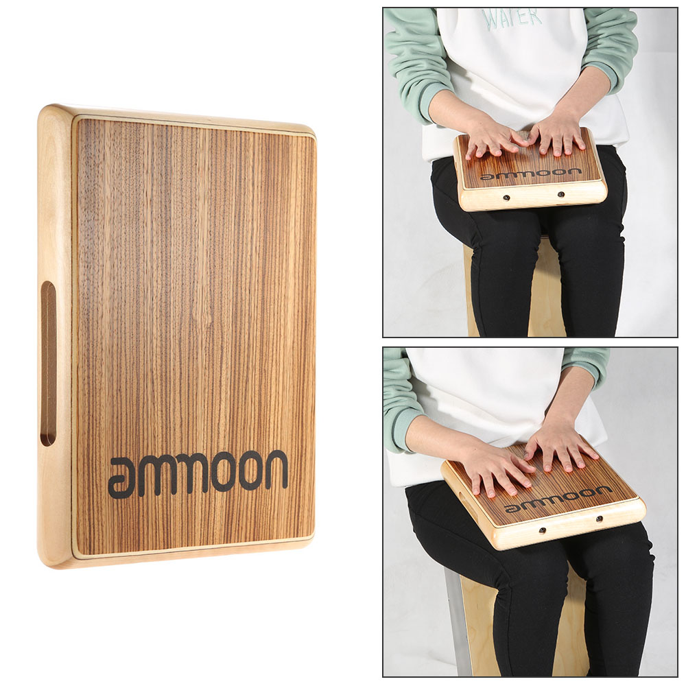Cajon Musical Instrument - Instrumen Perkusi Drum Tangan Datar Cajon