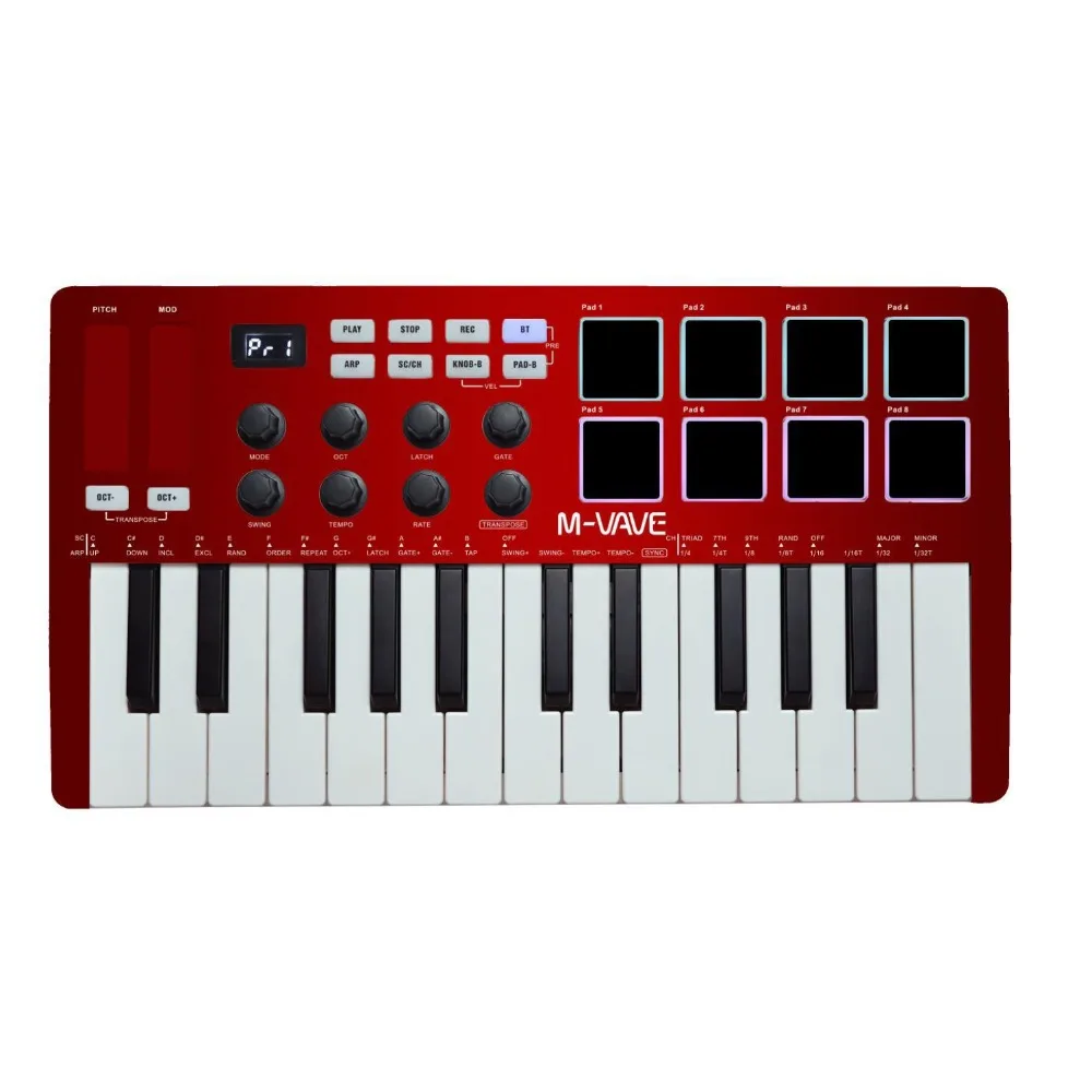 Musical Instrument Keyboard - M-VAVE MIDI 25-Key USB MIDI Keyboard