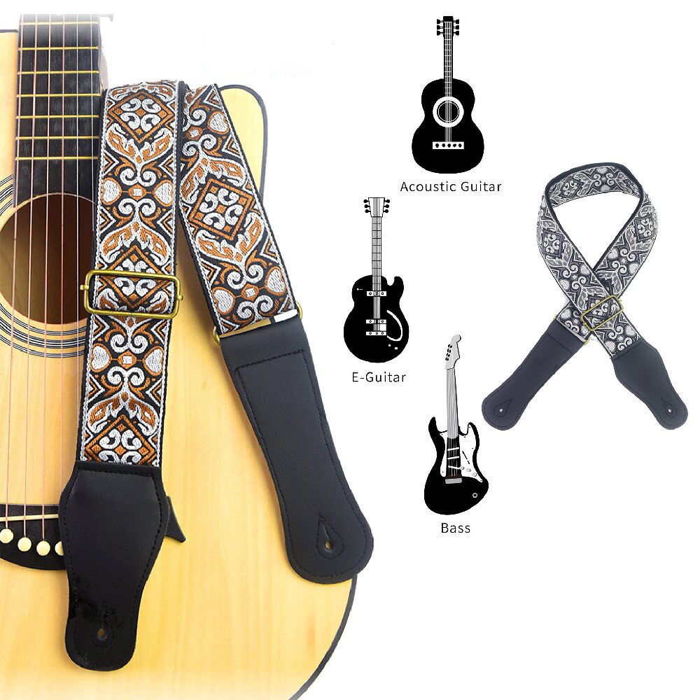 Musical Instrument Organ - Tali Gitar Bordir Cetak Gaya Etnik