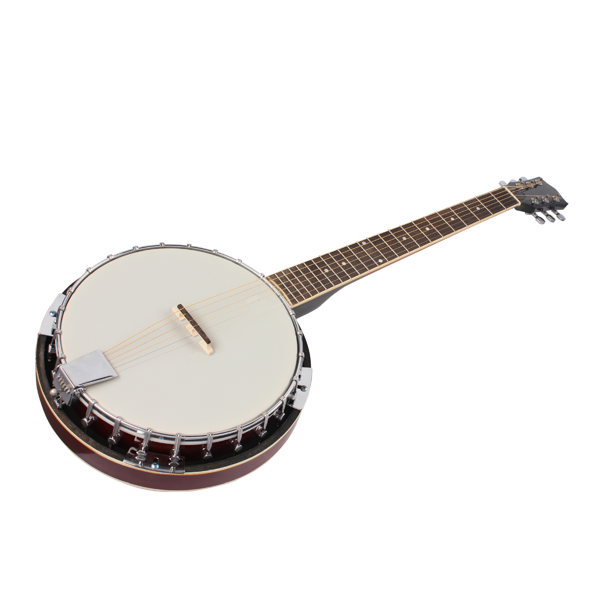 Musical Instrument Banjo - Banjo 6 senar, terbuat dari kayu