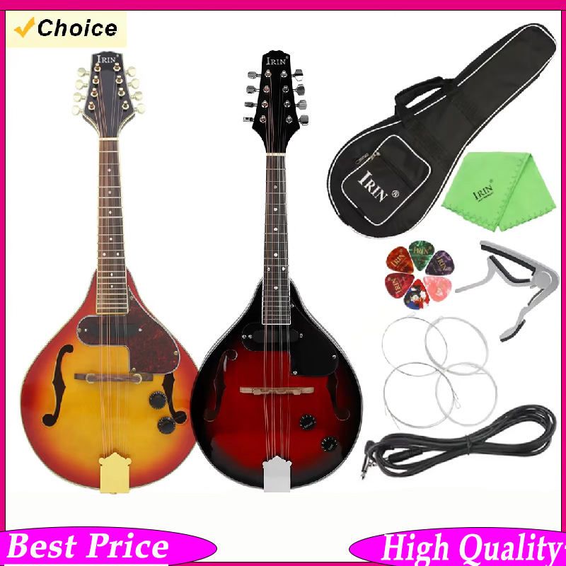 Mandolin A Style - IRIN Set Mandolin Elektrik 8 Senar