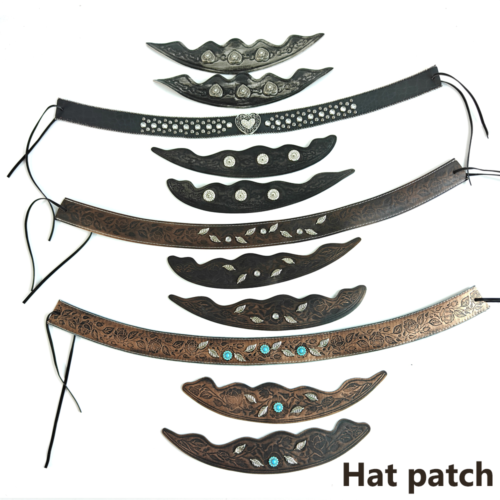Musical Instrument Jazz - Pita Topi Kulit Barat Vintage, Patch
