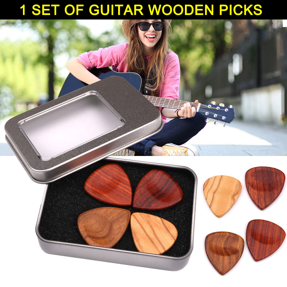 Musical Instrument Banjo - Set Pick Gitar Kayu, Paddle Gitar