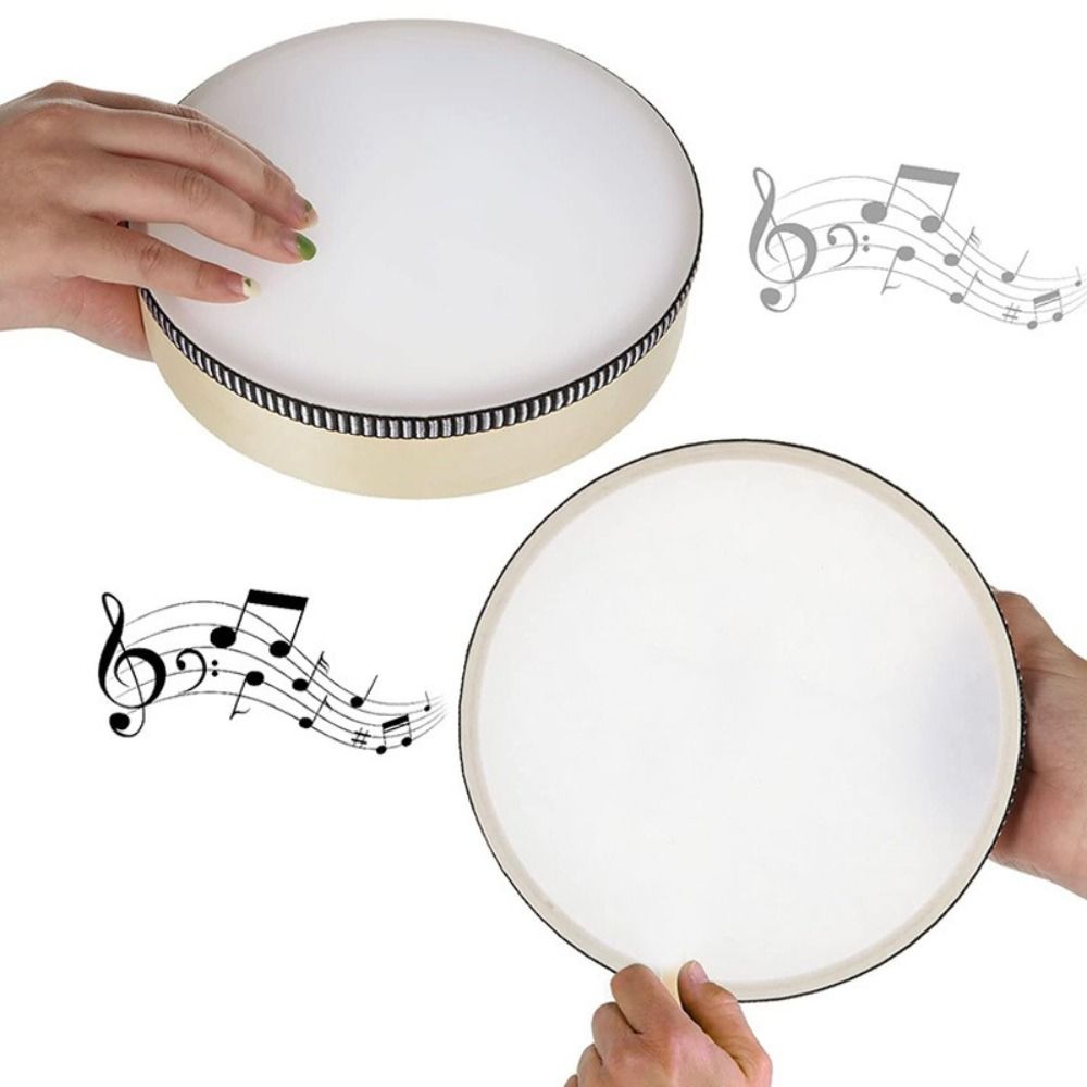 Musical Instrument With Hand - Hadiah Drum Tangan Kayu 4/6/8/10 Inci,