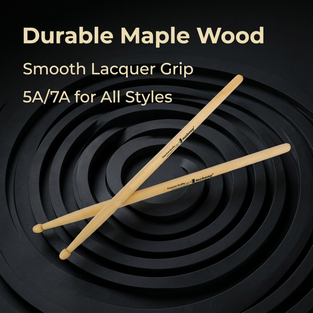 Drum Profesional 5A 7A Walnut  - Musical Instrument Jazz ulasan dan harga