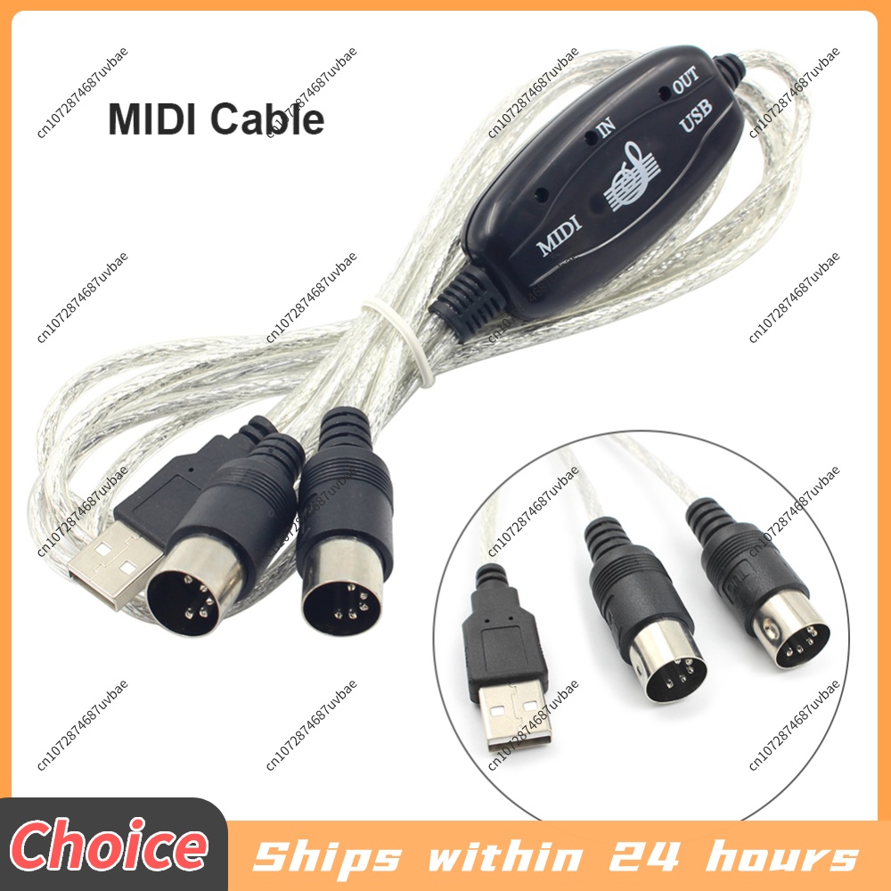 Kabel MIDI Profesional USB IN- - Musical Instrument Keyboard ulasan dan harga