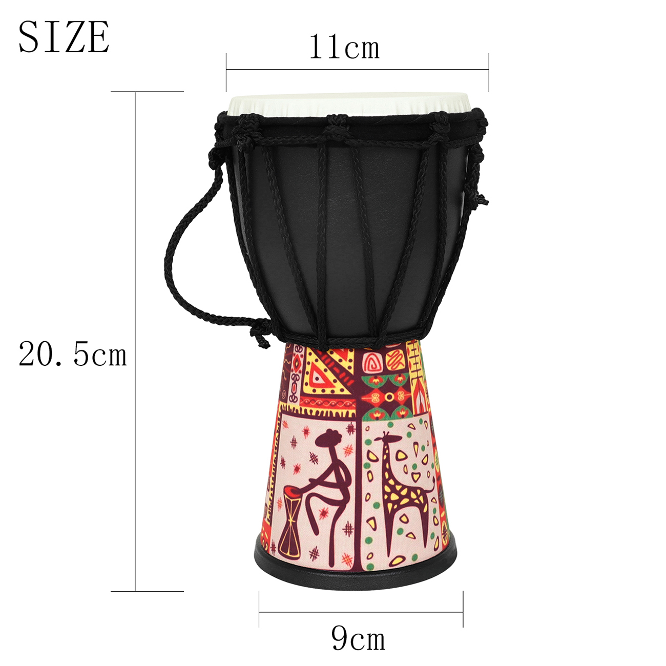 Drum Afrika 4 inci buatan tang - Musical Instrument Africa ulasan dan harga