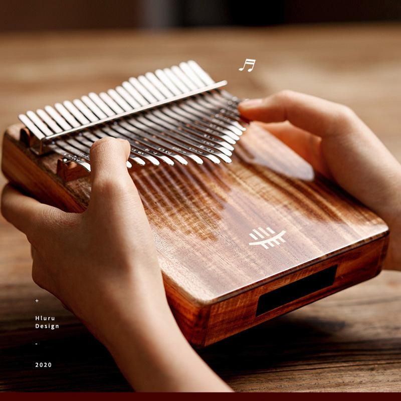 Hluru Kalimba 17 kunci dengan  - Musical Instrument Qin ulasan dan harga