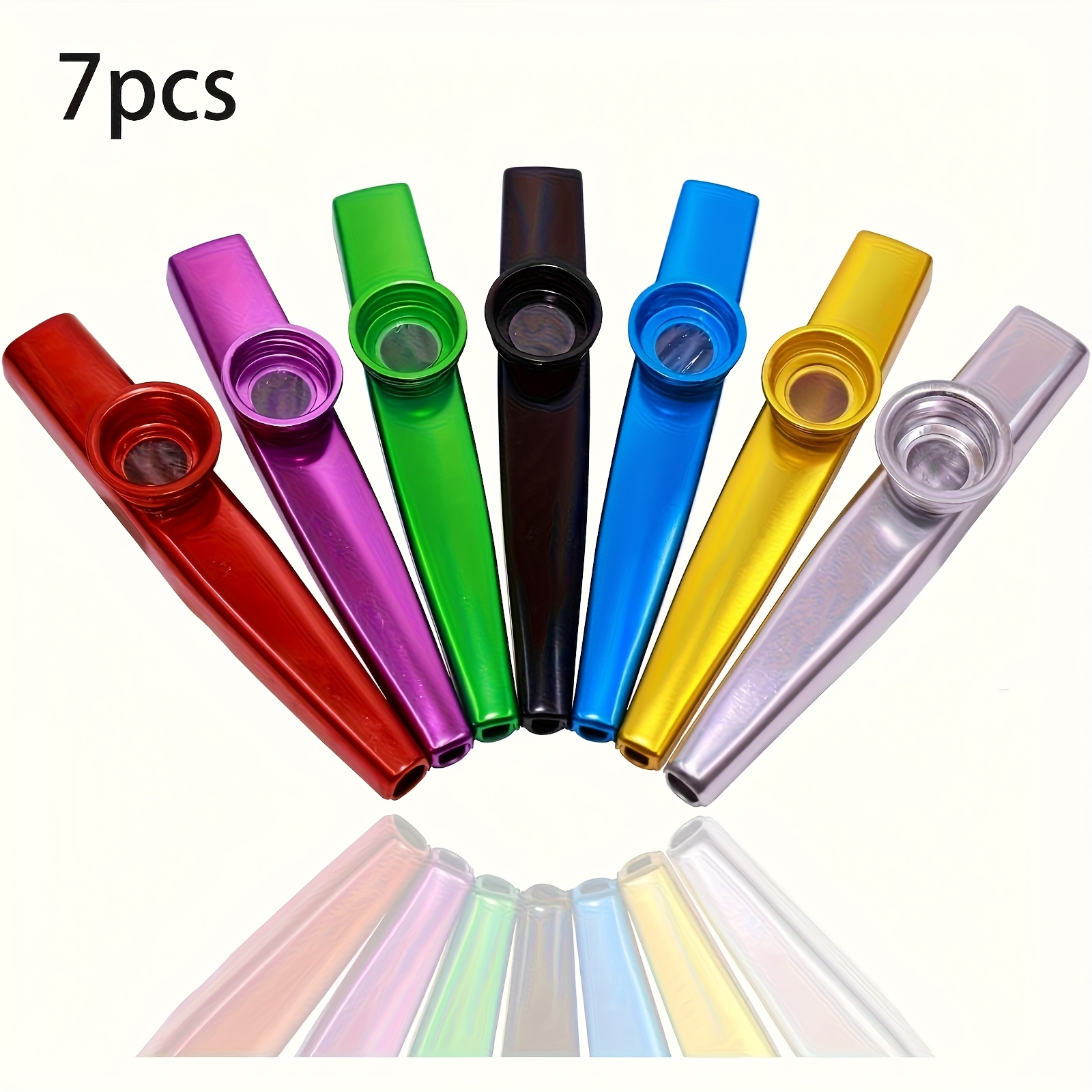 7 Buah Kazoo Logam Desain Sede - Musical Instrument Organ ulasan dan harga