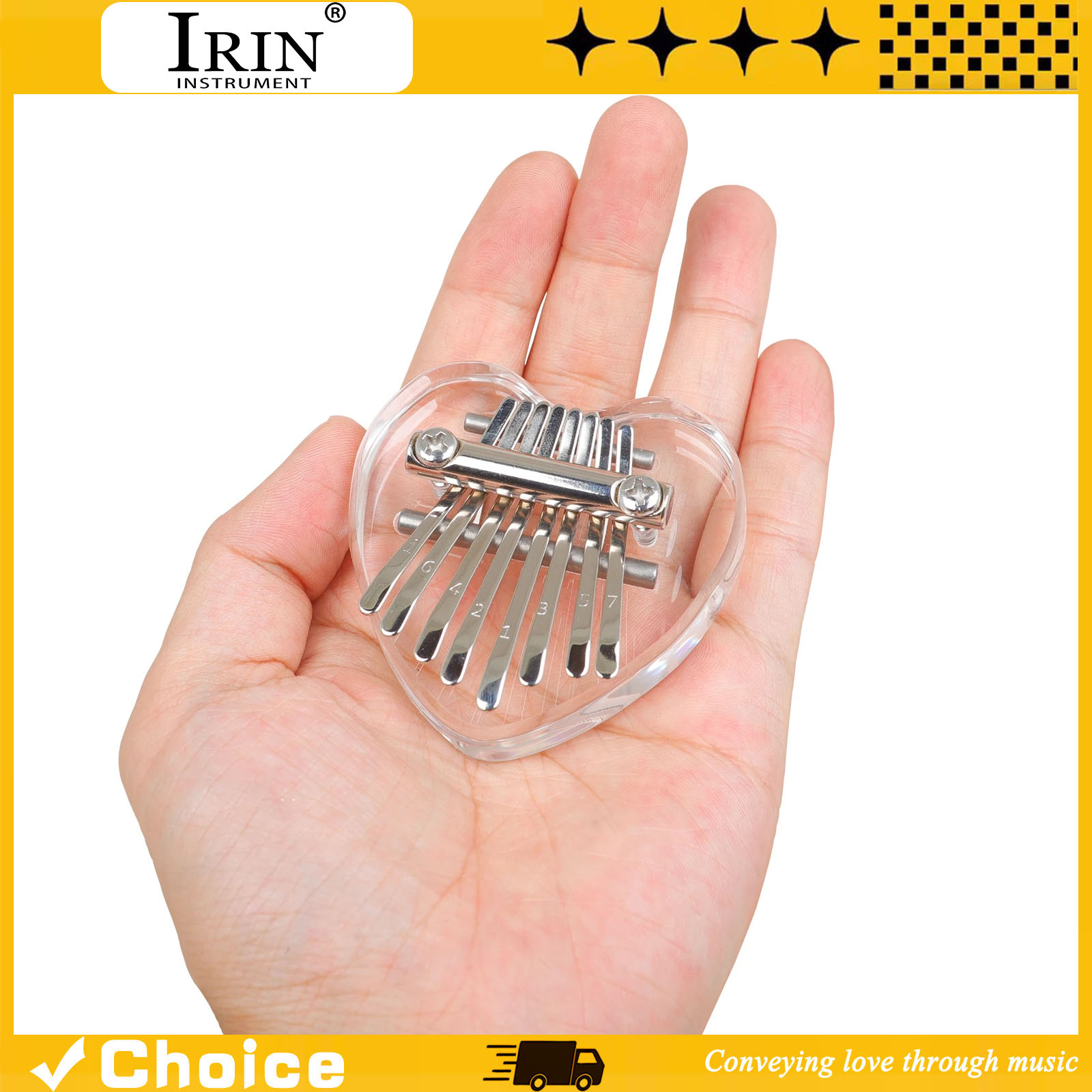 Piano Jempol Mini Kalimba 8-Tu - Musical Instrument Keyboard ulasan dan harga