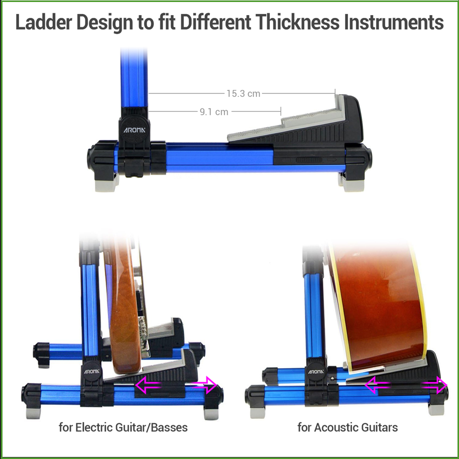 Stand Gitar Aluminium Lipat -  - Musical Instrument Banjo ulasan dan harga