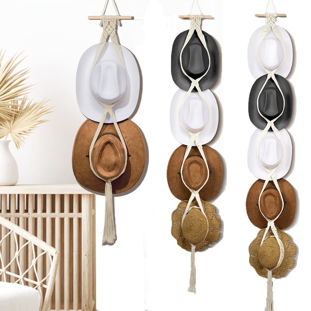 Gantungan Topi Bohemian Macram - Musical Instrument Jazz ulasan dan harga