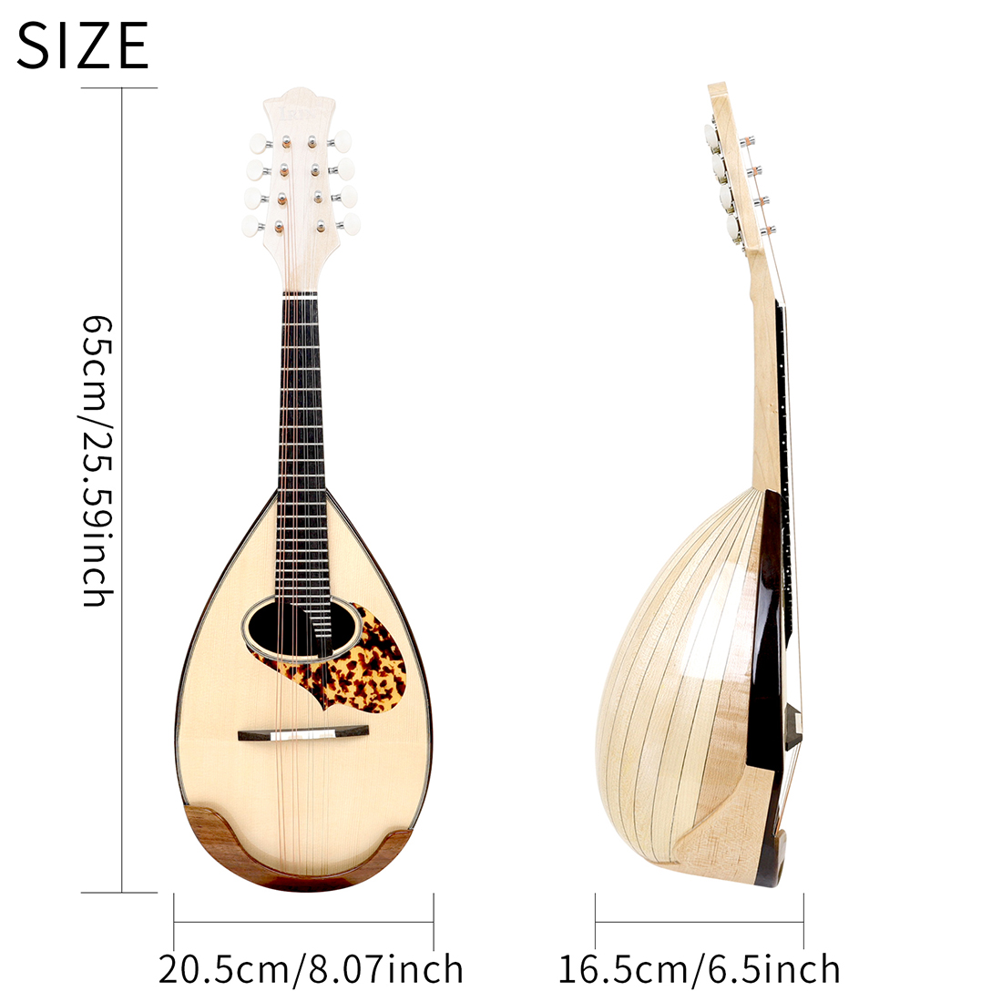 IRIN Mandolin 8 Senar Model Bo - Mandolin A Style ulasan dan harga