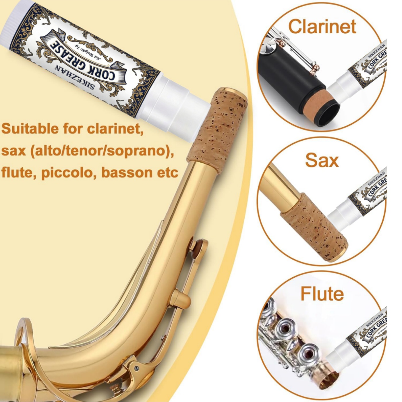Pelumas Premium Cork Grease un - Musical Instrument Bazooka ulasan dan harga