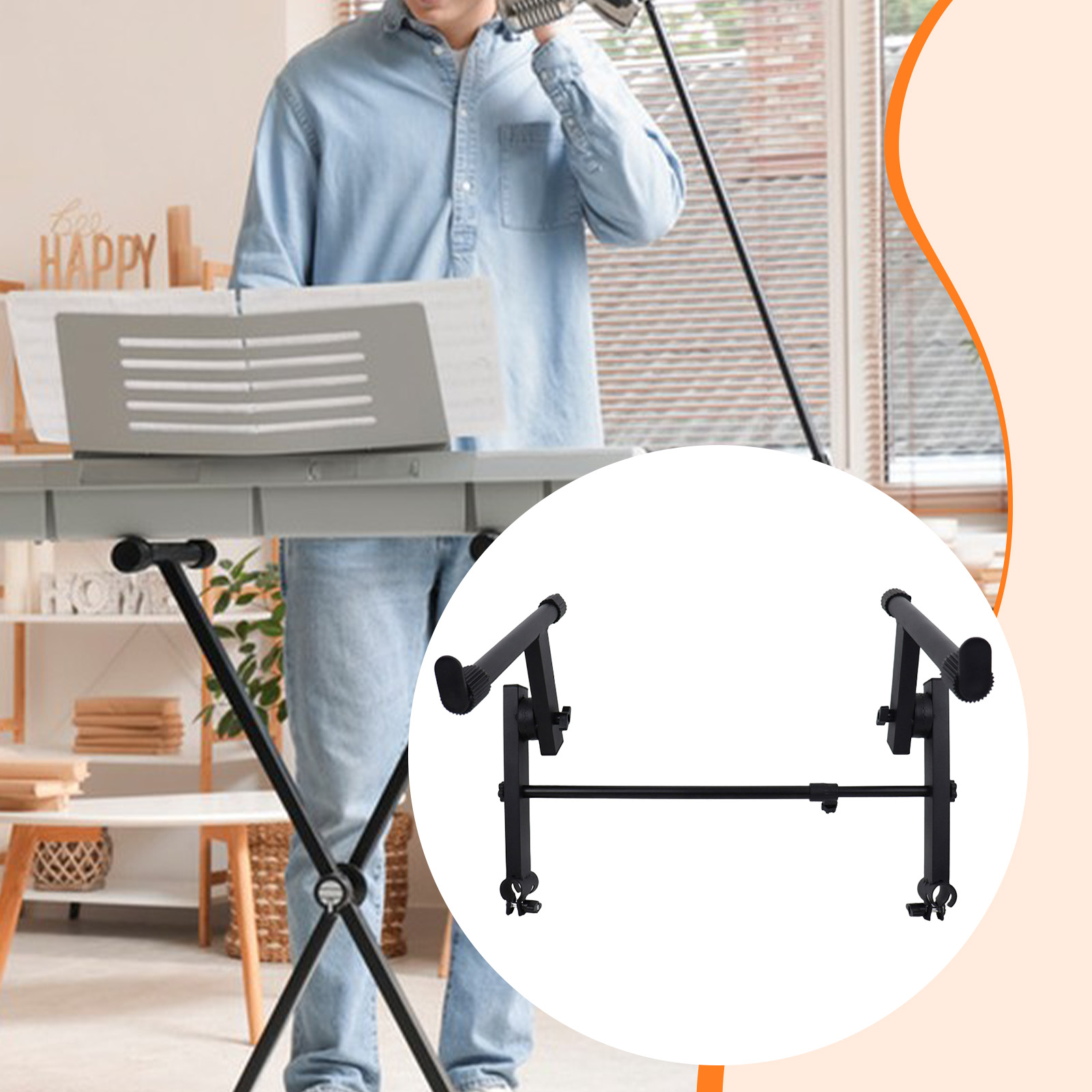 Rak Piano Elektrik Logam 2 Tin - Musical Instrument Of Keyboard ulasan dan harga
