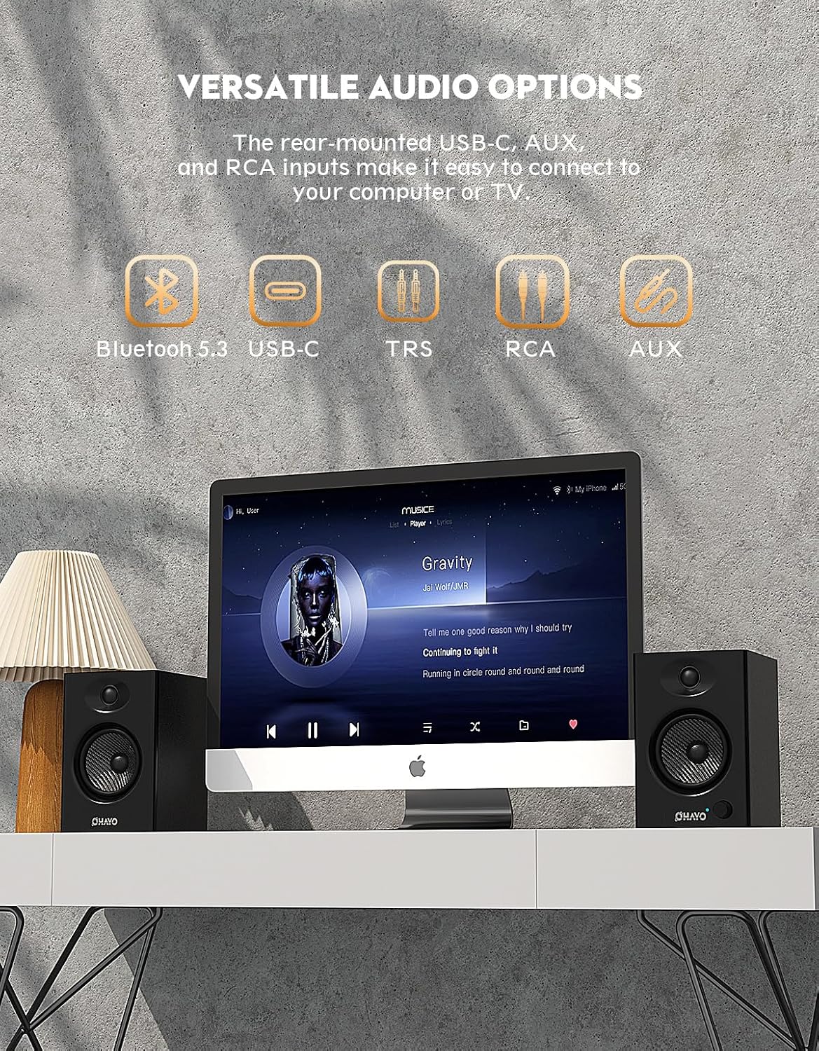 OHAYO Speaker Komputer 60W unt - Musical Instrument Vector ulasan dan harga