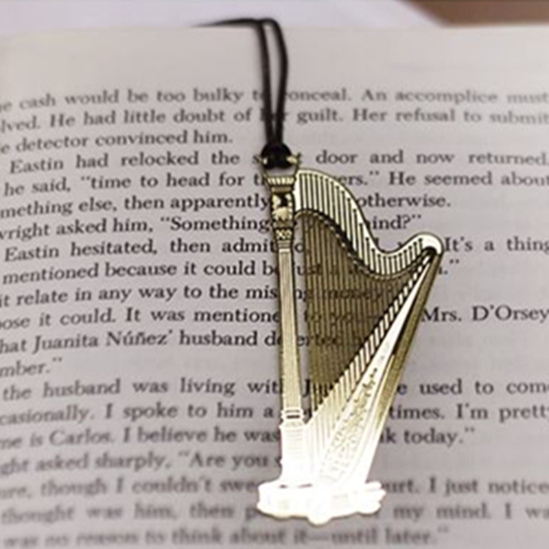 6Pcs Musik Bookmark Logam Warn - Musical Instrument Book ulasan dan harga