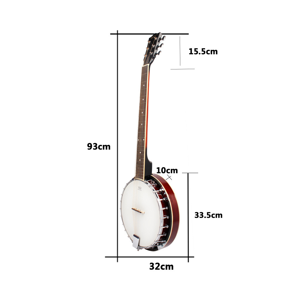 Banjo 6 senar, terbuat dari ka - Musical Instrument Banjo ulasan dan harga