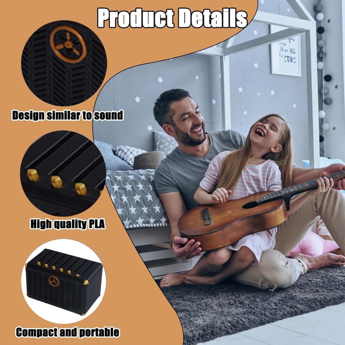 Tempat Pick Gitar, Tempat Pick - Cajon Musical Instrument ulasan dan harga