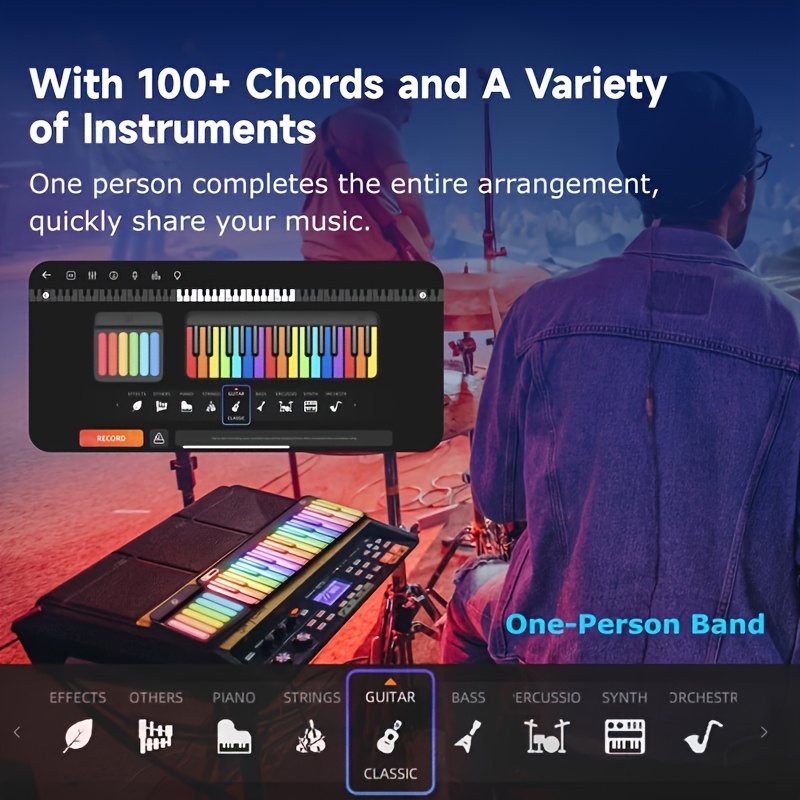 Piano Digital Pintar PopuPiano - Musical Instrument Qin ulasan dan harga