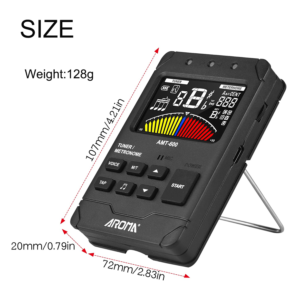 AROMA AMT-600 Tuner Metronome  - Musical Instrument Vector ulasan dan harga